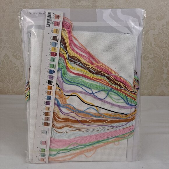 Dimensions Toy Shelf Birth Record Counted Cross Stitch Kit NWT - Picture 4 of 5